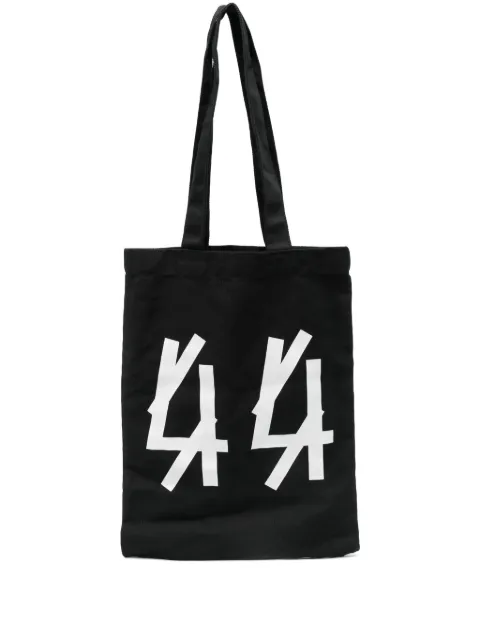44 LABEL GROUP logo-print tote bag Black B0030598FA305