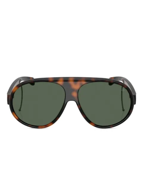 Moncler Eyewear Vantaj pilot-frame sunglasses Brown ME8007U