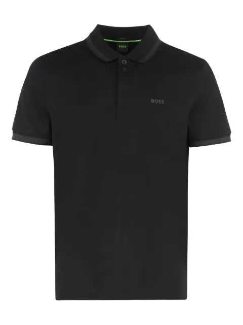 BOSS cotton polo shirt Black 50538160