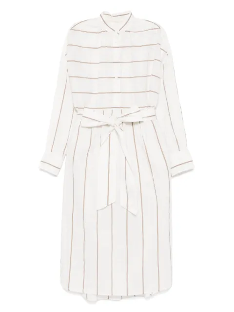 Forme D'expression striped dress Neutrals DA050TGL5E
