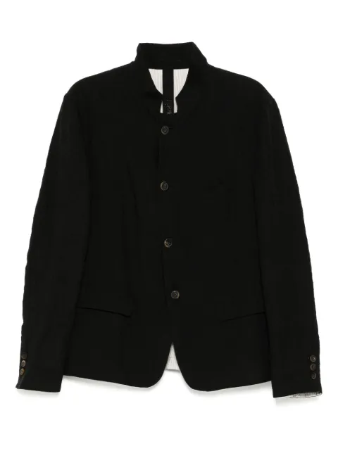 Forme D'expression stand up-collar jacket Black HG065110B