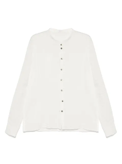 Label Under Construction linen shirt White FSH272CCGYO