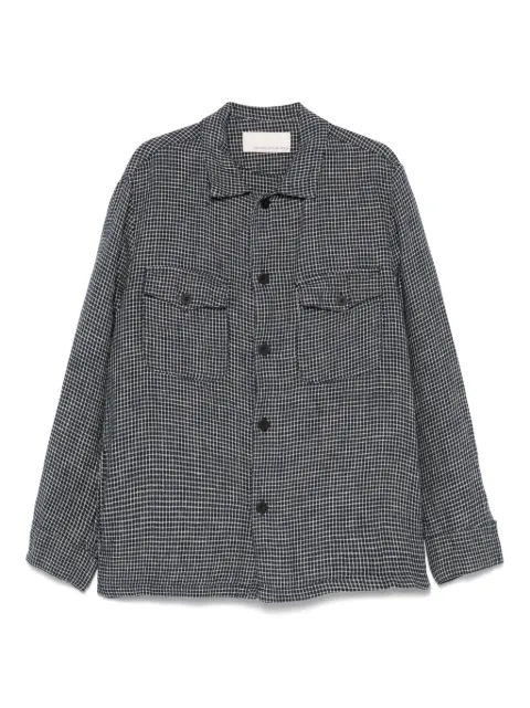 original vintage style linen jacket Blue RALF209