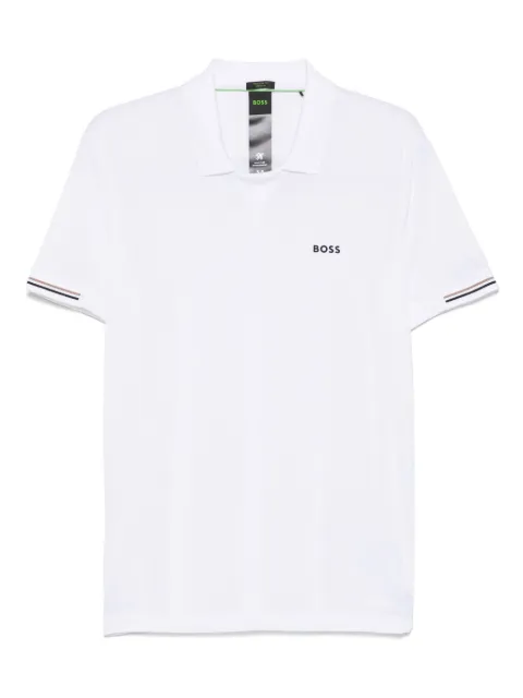 BOSS technical-jersey T-shirt White 50538115