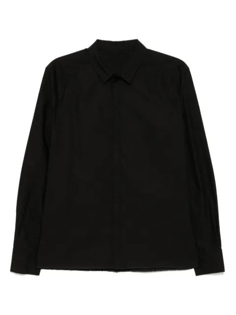 Label Under Construction cotton shirt Black FSH271STABK