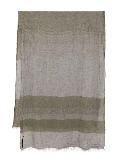 Forme D'expression Musa striped scarf Grey HX116MPPNOLV
