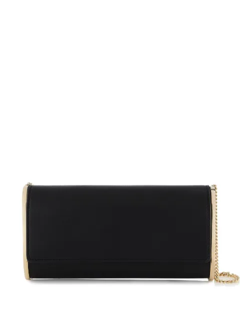 Aquazzura metallic-plaque chain shoulder bag Black MUSSHBS0NAP