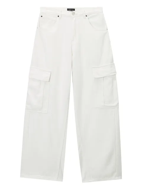 tout a coup cargo style trousers White S139AS5