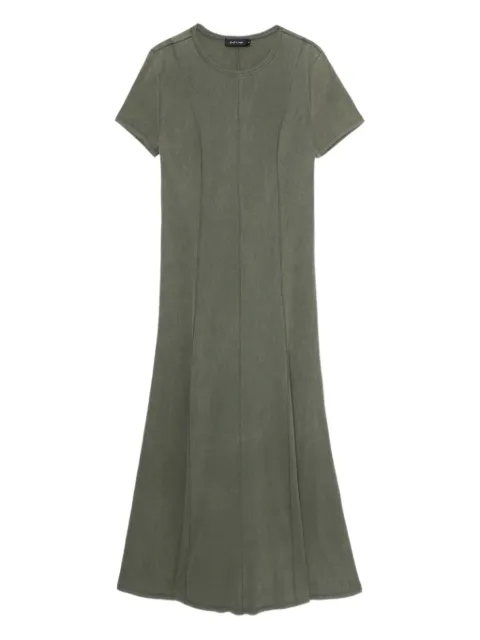 tout a coup flared midi dress Green M608AS5