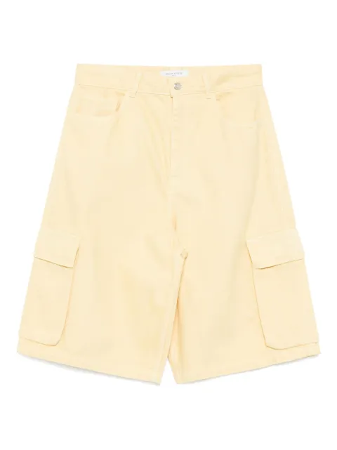 Maison Kitsuné work wear denim shorts Yellow OM01404WD40120084