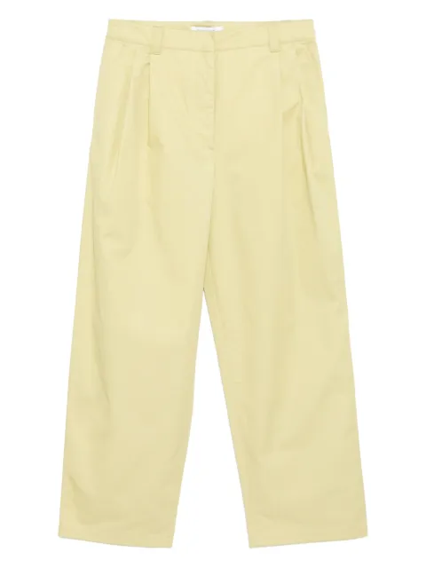 Maison Kitsuné casual pleated trousers Green OW01121WW9031