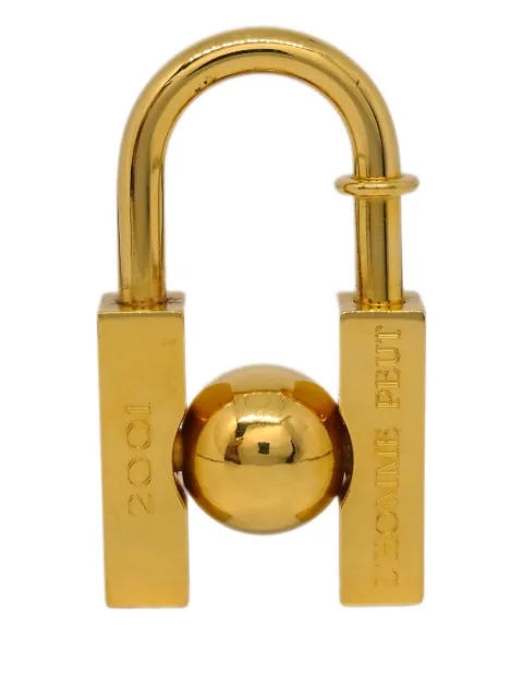 Hermès Pre-Owned 2001 Earth Cadena padlock Gold 144602