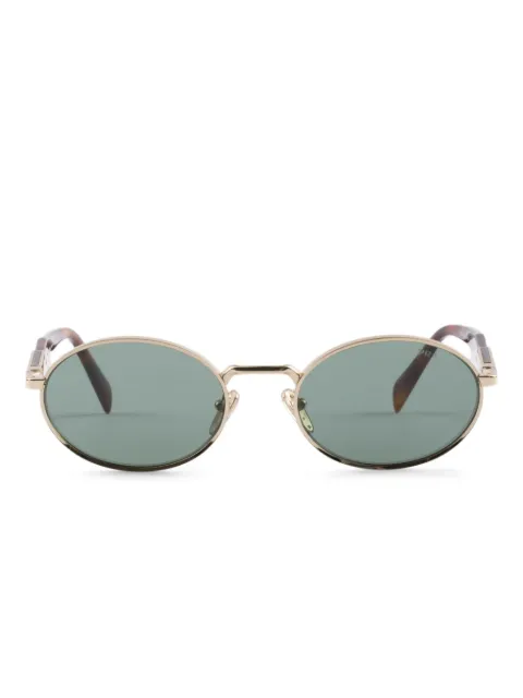 Prada Eyewear oval-frame sunglasses Gold SPR65ZC55EZVN