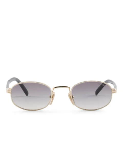 Prada Eyewear oval-frame sunglasses Gold SPRB53C52EZVN