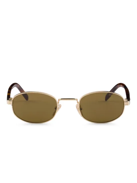 Prada Eyewear logo-engraved sunglasses Gold SPRB53C52E5AK