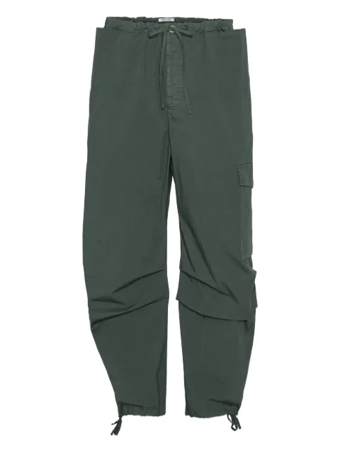 Henrik Vibskov Field drawstring-waist trousers Green AW25STUDM504