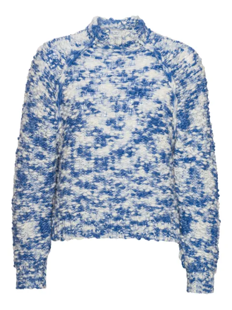 Henrik Vibskov textured mock-neck sweater Blue AW25STUDF703