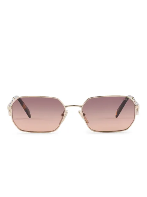 Prada Eyewear triangle-logo sunglasses Gold SPRA51C58EZVN