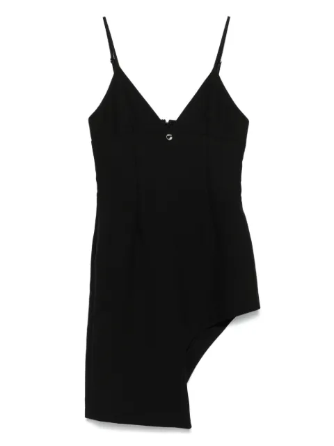 Coperni asymmetric mini dress Black COPR187F3004