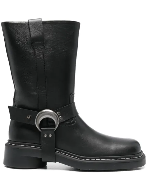 Marine Serre MS Moto boots Black WFW045ARLEA0017