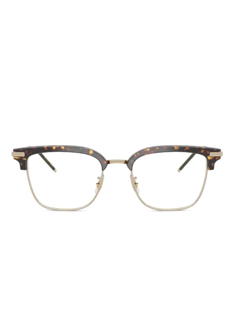 Oliver Peoples tortoise-pattern square-frame glasses Gold OV1354T