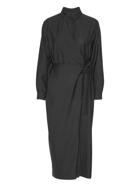Henrik Vibskov wrap-tie shirt dress Blue AW25STUDF313