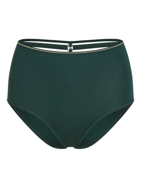 Marlies Dekkers high-waist strap-detail briefs Green 37395