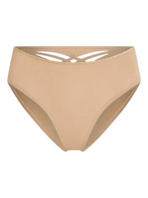 Marlies Dekkers cross-strap brazilian briefs Neutrals 37863