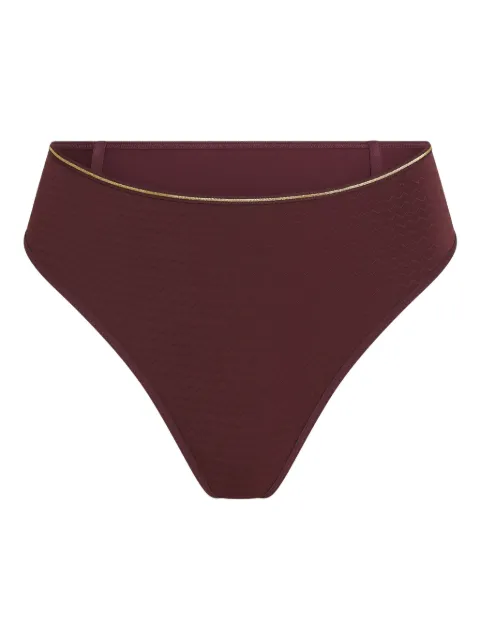 Marlies Dekkers Dame de Paris chevron-detail thong Red 37402