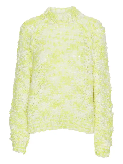Henrik Vibskov bobble-stitch sweater Yellow AW25STUDF703
