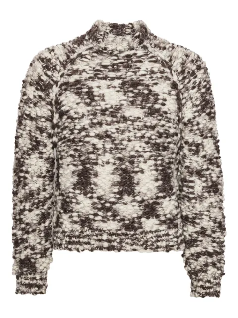 Henrik Vibskov high-neck sweater White AW25STUDF703