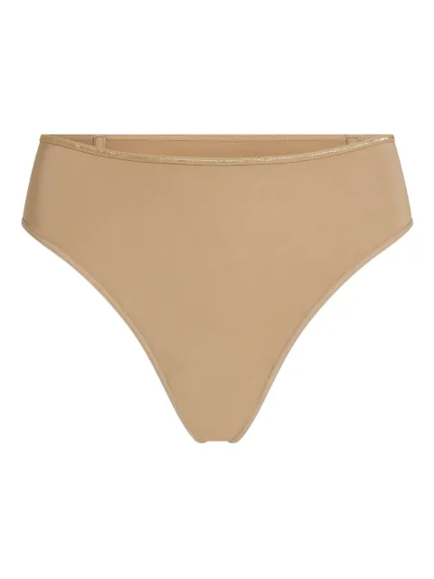 Marlies Dekkers gold-trimmed thong Neutrals 37862