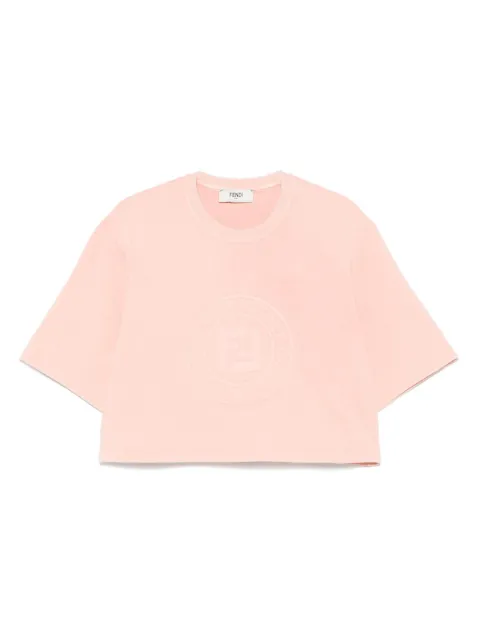 FENDI Fendi Roma T-shirt Pink FS9718ASNH