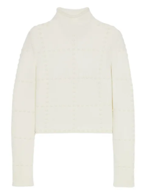 Guest In Residence Popcorn sweater White W25811PM