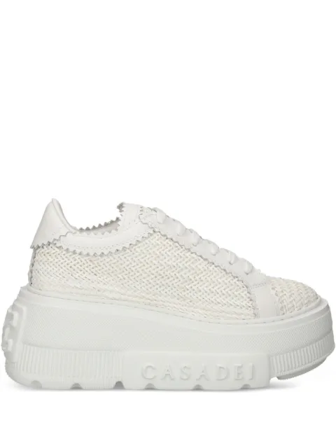 Casadei Nexus textured platform sneakers White 2X896O0701HANOI