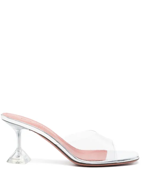 Amina Muaddi Lupita Glass slippers White LUPITAGLASSSLIPPER70