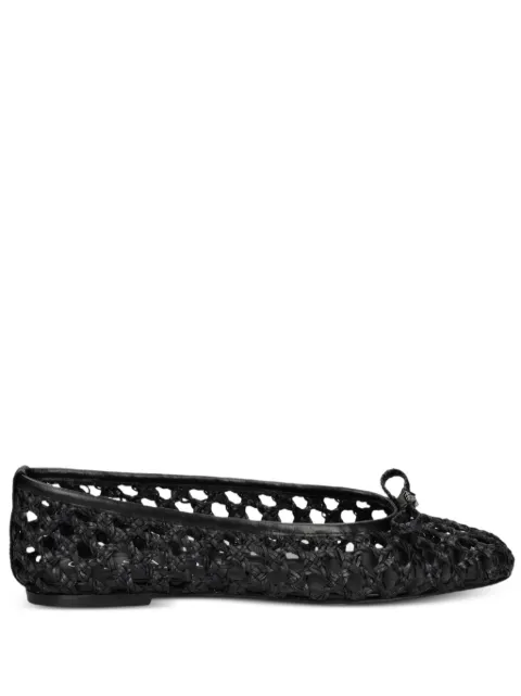 Casadei interwoven ballet flats Black 1A289J0101C2809