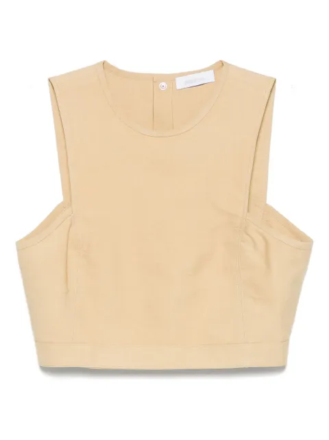 Rabanne twill vest Neutrals 25ECT0108VT040522889
