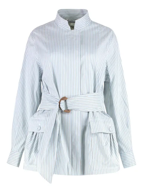 FENDI belted jacket Neutrals FJ7621AQ3L