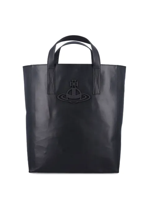 Vivienne Westwood medium Sarah structured tote bag Blue 4D02000BUL00A