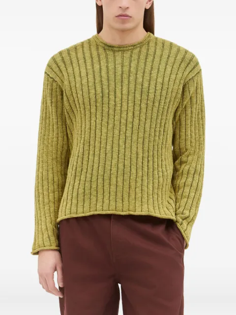 Jason Markk ribbed crew-neck sweater Green 1172520401