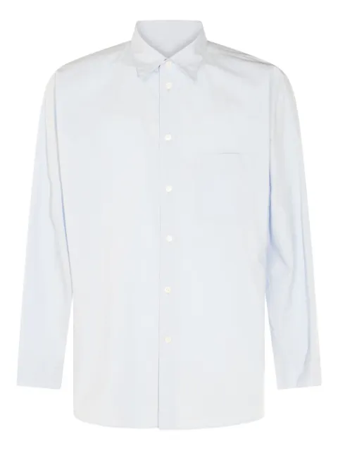 Homme Plissé Issey Miyake cotton shirt Blue HP56FJ317