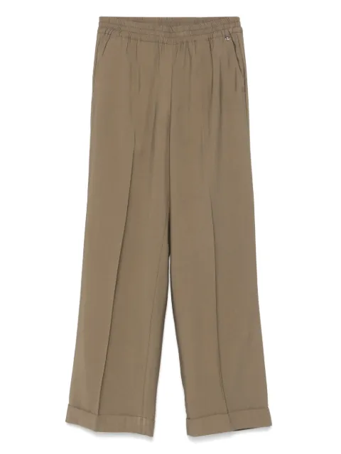 LIU JO pressed-crease trousers Green CA5333T2508