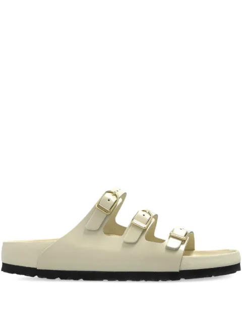Birkenstock Florida triple-buckle slide sandals Neutrals 1029355