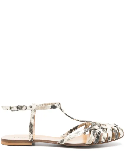 Anna F. python-print flats Neutrals 512
