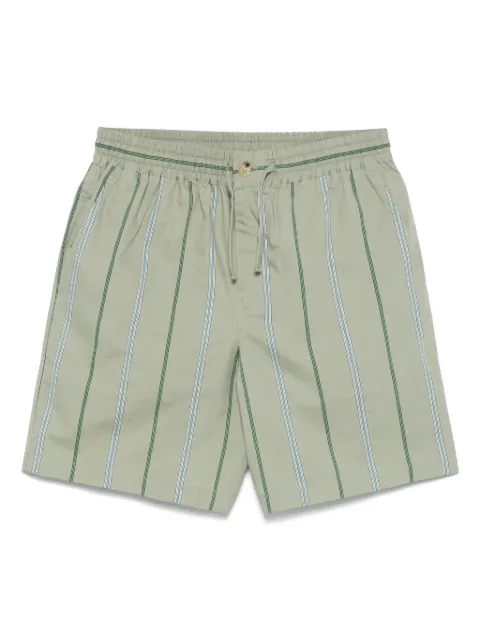 Maison Kitsuné striped shorts Green OM01407WC5029