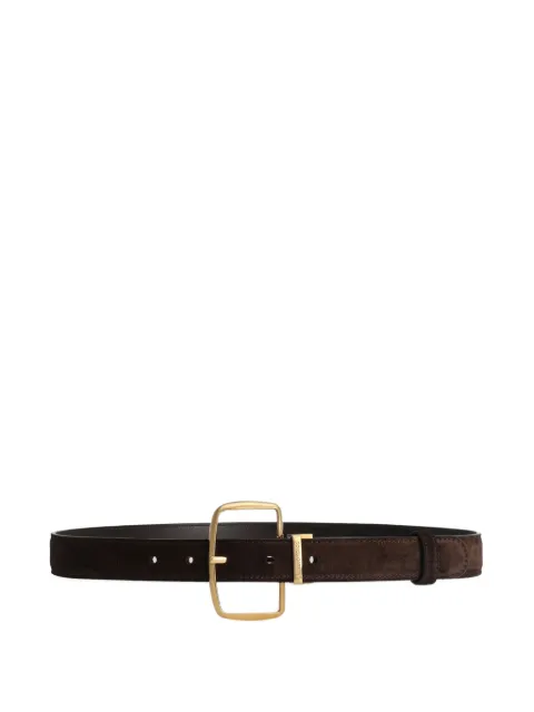 Dolce & Gabbana buckle suede belt Brown BE1666AO165