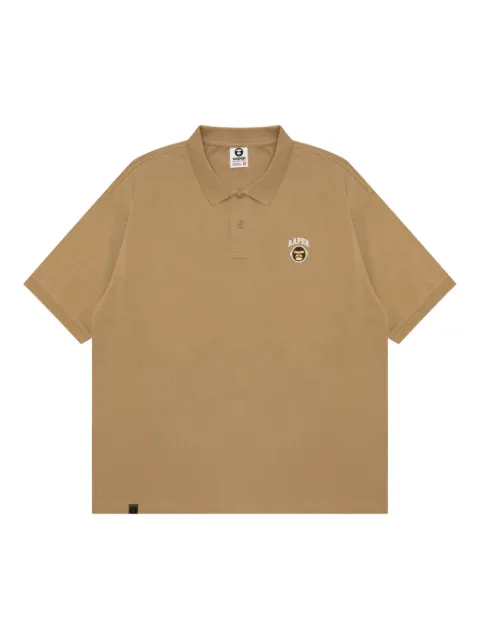 AAPE BY *A BATHING APE® cotton polo shirt Neutrals APO1677XXO