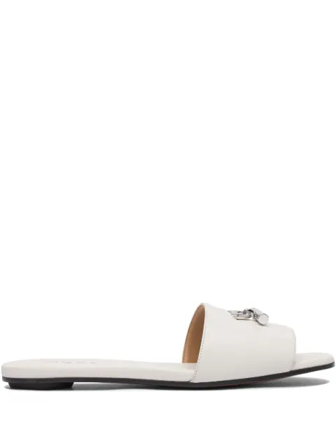 Alexander McQueen T-Bar slide sandals White 817471WIACT
