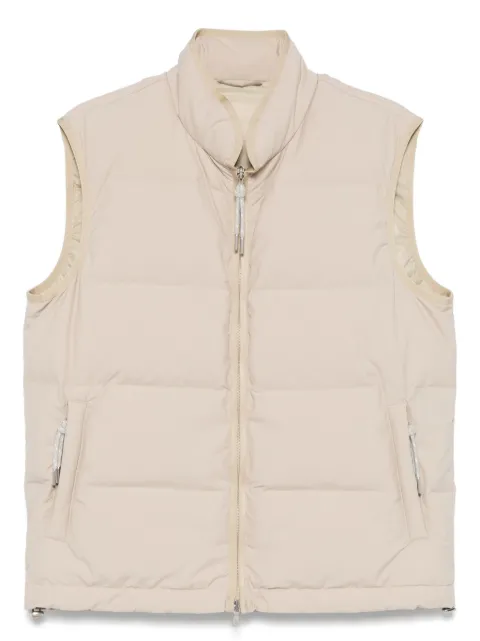 Eleventy padded gilet Neutrals K75GILK20GBT27007